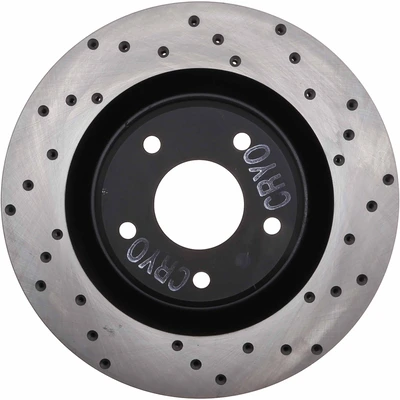 Disc Brake Rotor - Front Left Driver Side - Centric 128.62085CL