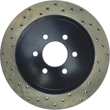Disc Brake Rotor - Rear Right Passenger Side - Centric 128.63037CR