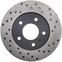 Disc Brake Rotor - Front Left Driver Side - Centric 128.66046CL