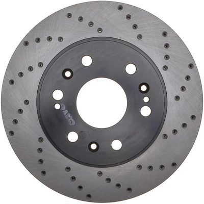 Disc Brake Rotor - Front Left Driver Side - Centric 128.66057CL