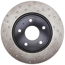Disc Brake Rotor - Rear Right Passenger Side - Centric 128.67075R