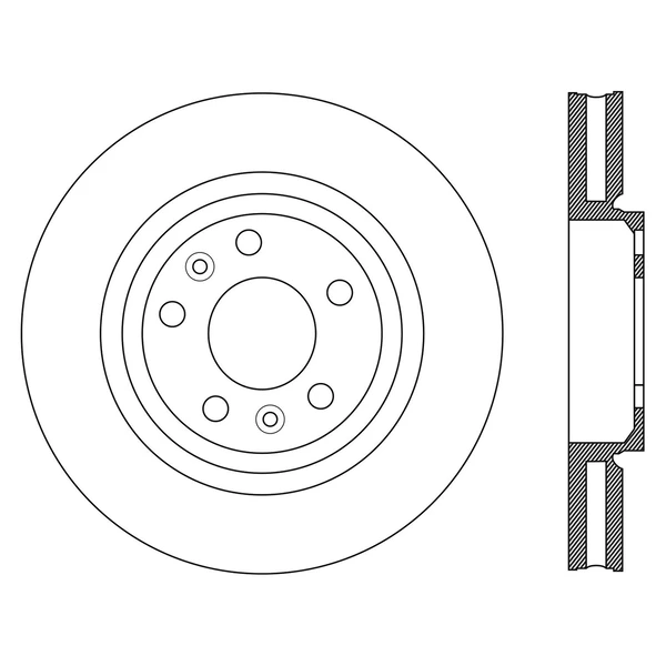 Centric 121.99092 Brake Rotor Front