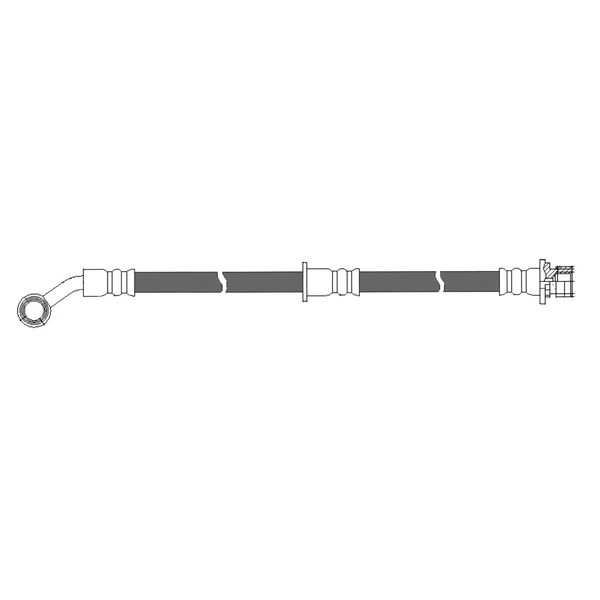 Brake Hydraulic Hose - Front Right Passenger Side - Centric 150.40107