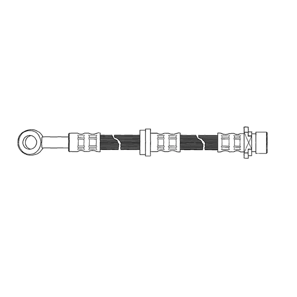 Brake Hydraulic Hose - Rear Side - Centric 150.40332