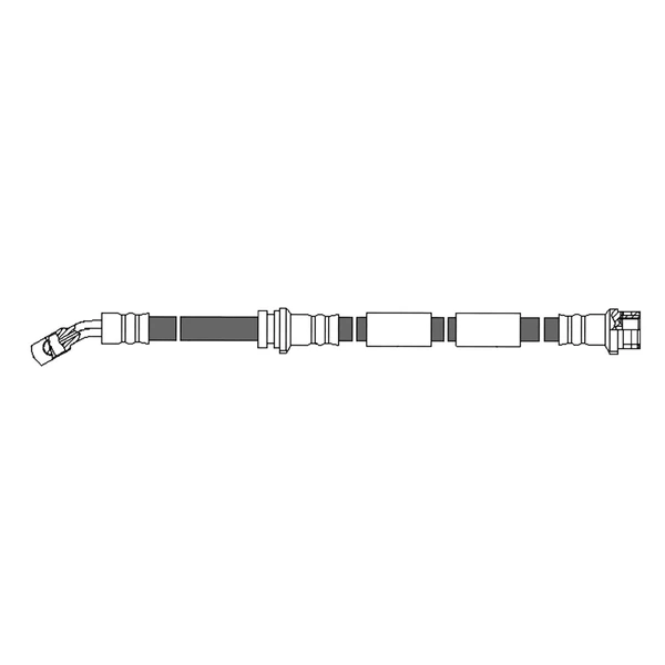Brake Hydraulic Hose - Front Side - Centric 150.42034