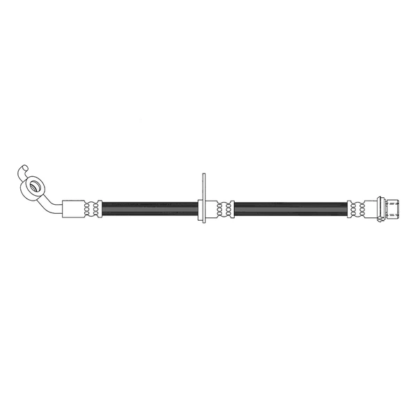 Brake Hydraulic Hose - Front Right Passenger Side - Centric 150.44117