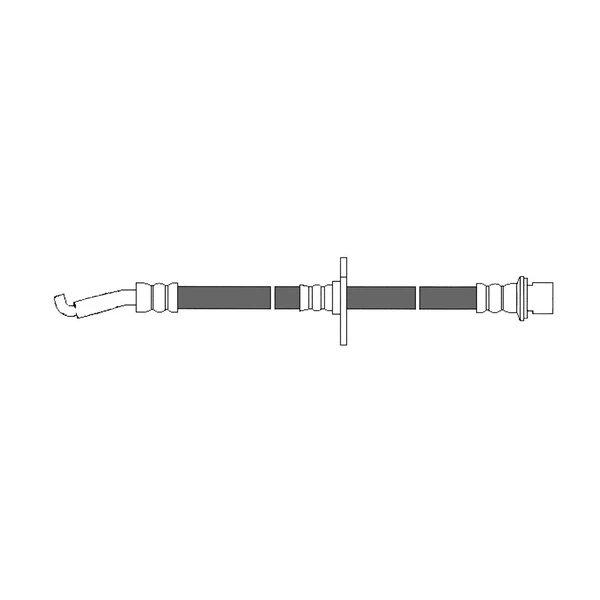 Brake Hydraulic Hose - Front Left Driver Side - Centric 150.44138