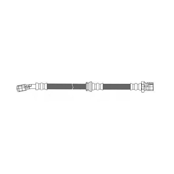Brake Hydraulic Hose - Front Right Passenger Side - Centric 150.49009