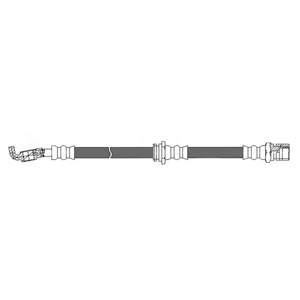 Brake Hydraulic Hose - Rear Left Driver Side - Centric 150.49308