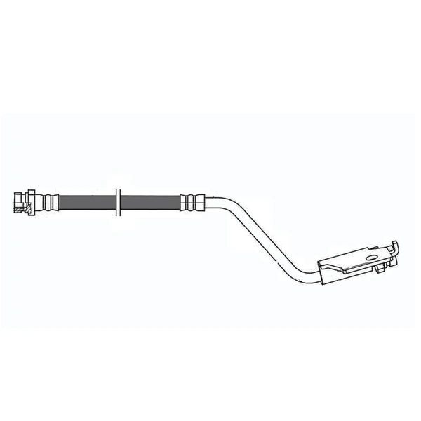 Brake Hydraulic Hose - Rear Right Upper - Centric 150.50365