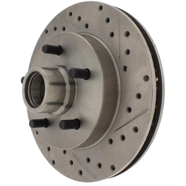 Centric 227.66025L Brake Rotor Front Left Driver Side