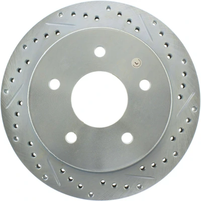 Disc Brake Rotor - Rear Left Driver Side - Centric 227.66036L