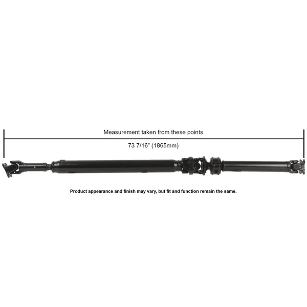 Cardone 65-5027 Drive Shaft, Rear Side