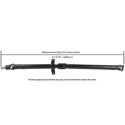 Cardone 65-7038 Drive Shaft, Rear Side