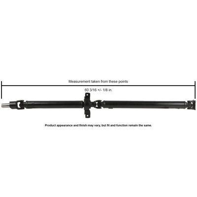 Cardone 65-7057 Drive Shaft, Rear Side