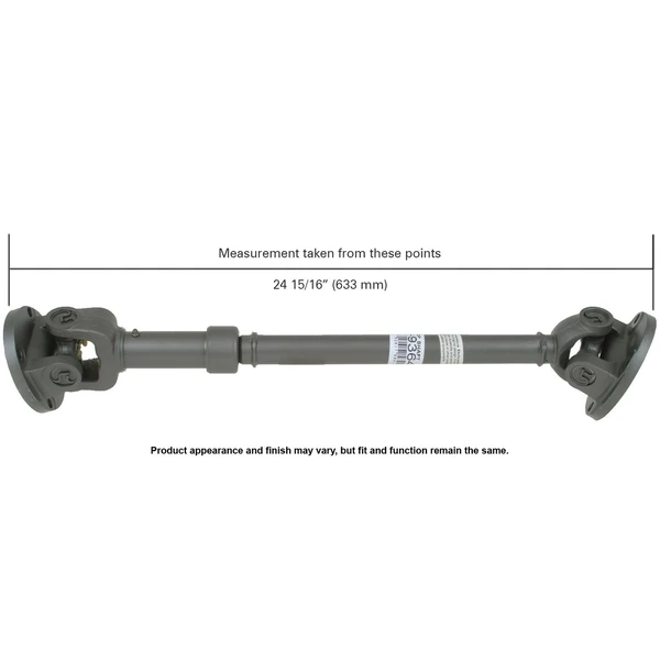 Cardone 65-9364 Drive Shaft, Front Side