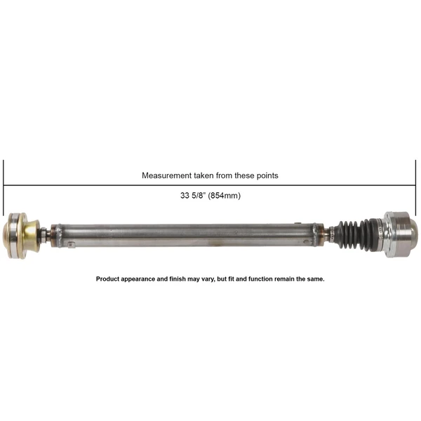 Cardone 65-3007 Drive Shaft, Front Side