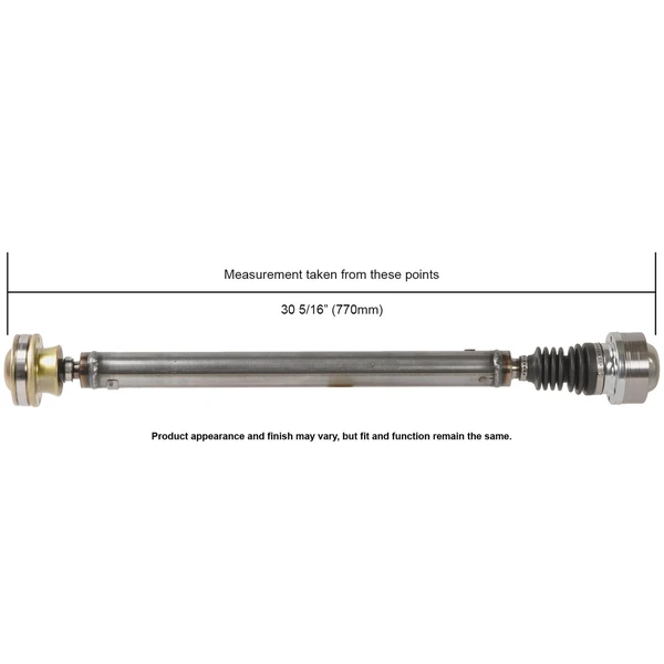 Cardone 65-3012 Drive Shaft, Front Side