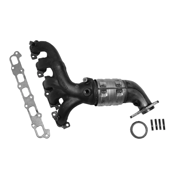 AP Emissions 641338 Catalytic Converter with Integrated Exhaust Manifold