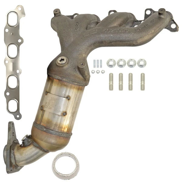 AP Emissions 641339 Catalytic Converter with Integrated Exhaust Manifold