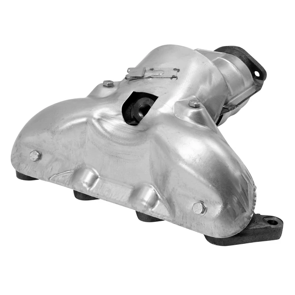 AP Emissions 641344 Catalytic Converter with Integrated Exhaust Manifold, Front Side