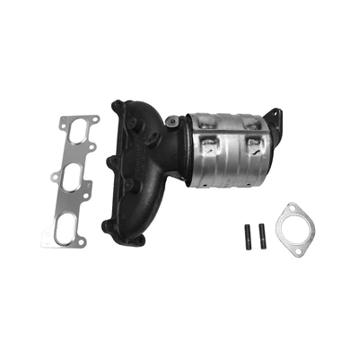 AP Emissions 641340 Catalytic Converter with Integrated Exhaust Manifold, Front Right Passenger Side