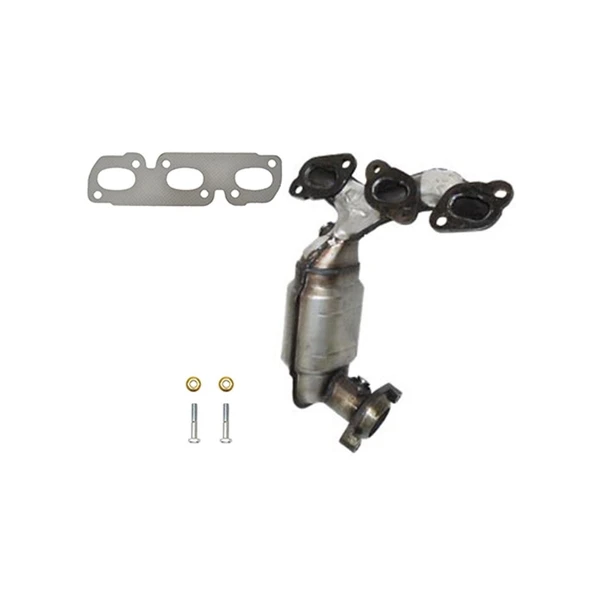 AP Emissions 641386 Catalytic Converter with Integrated Exhaust Manifold, Front Left Driver Side