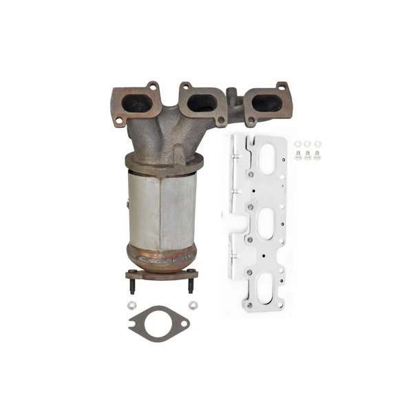 AP Emissions 641388 Catalytic Converter with Integrated Exhaust Manifold