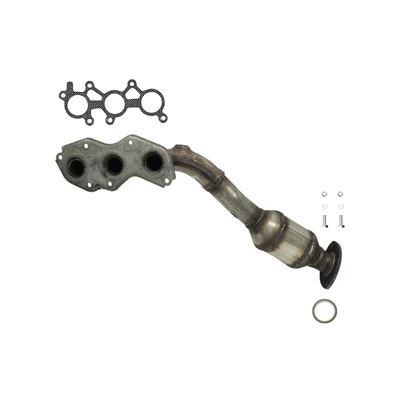 AP Emissions 641404 Catalytic Converter with Integrated Exhaust Manifold, Front Right Passenger Side