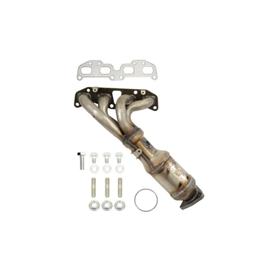 AP Emissions 641407 Catalytic Converter with Integrated Exhaust Manifold, Front Side