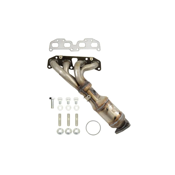 AP Emissions 641407 Catalytic Converter with Integrated Exhaust Manifold, Front Side