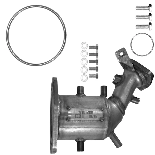 AP Emissions 641424 Catalytic Converter, Front Left Driver Side