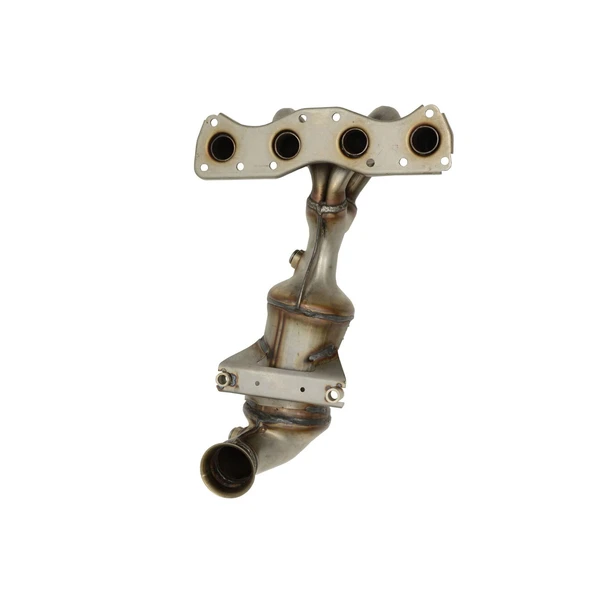 AP Emissions 641420 Catalytic Converter with Integrated Exhaust Manifold, Front Side