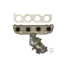 AP Emissions 641432 Catalytic Converter with Integrated Exhaust Manifold, Front Side