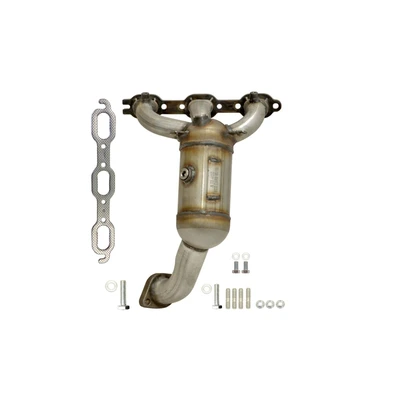AP Emissions 641458 Catalytic Converter with Integrated Exhaust Manifold