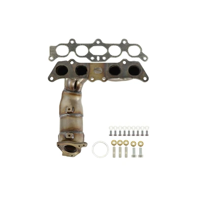 AP Emissions 641467 Catalytic Converter with Integrated Exhaust Manifold, Front Side