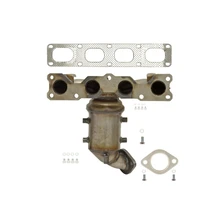AP Emissions 641461 Catalytic Converter with Integrated Exhaust Manifold, Front Side
