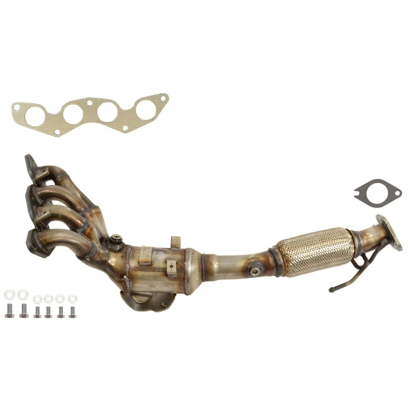 AP Emissions 641514 Catalytic Converter with Integrated Exhaust Manifold