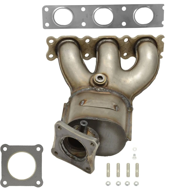 AP Emissions 641536 Catalytic Converter with Integrated Exhaust Manifold, Front Left Driver Side