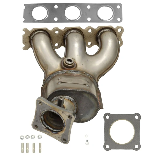AP Emissions 641537 Catalytic Converter with Integrated Exhaust Manifold, Front Right Passenger Side