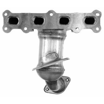 AP Emissions 641530 Catalytic Converter with Integrated Exhaust Manifold, Front Side