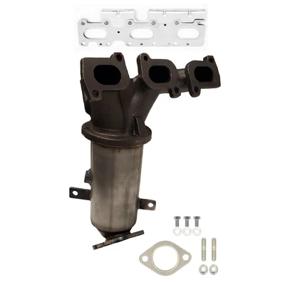 AP Emissions 641601 Catalytic Converter with Integrated Exhaust Manifold