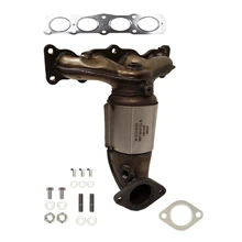 AP Emissions 641602 Catalytic Converter with Integrated Exhaust Manifold, Front Side