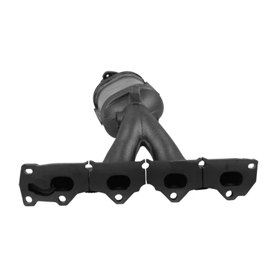 AP Emissions 642198 Catalytic Converter with Integrated Exhaust Manifold, Front Side