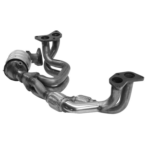 AP Emissions 642803 Catalytic Converter with Integrated Exhaust Manifold, Front Side