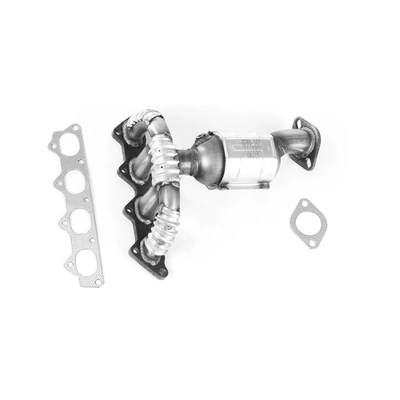 AP Emissions 751082 Catalytic Converter with Integrated Exhaust Manifold, Front Side