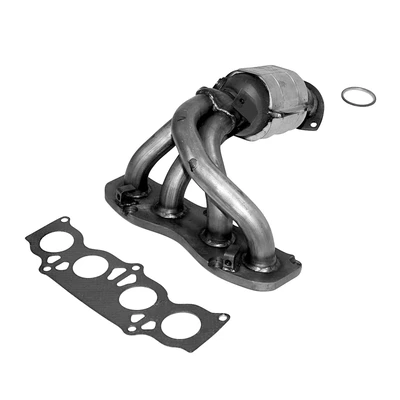 AP Emissions 751120 Catalytic Converter with Integrated Exhaust Manifold, Front Side