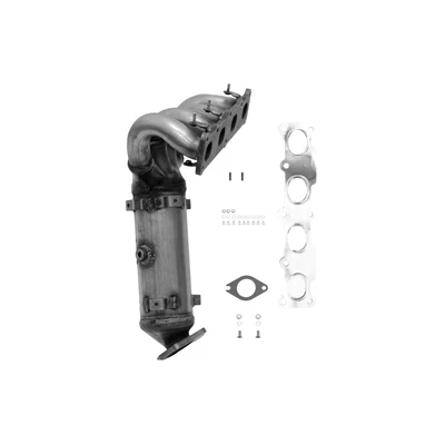 AP Emissions 776013 Catalytic Converter with Integrated Exhaust Manifold, Front Side