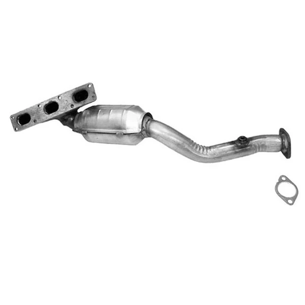 AP Emissions 770377 Catalytic Converter with Integrated Exhaust Manifold, Front Side