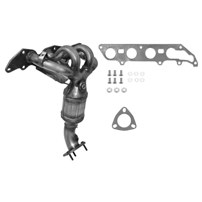 AP Emissions 771102 Catalytic Converter with Integrated Exhaust Manifold, Front Side